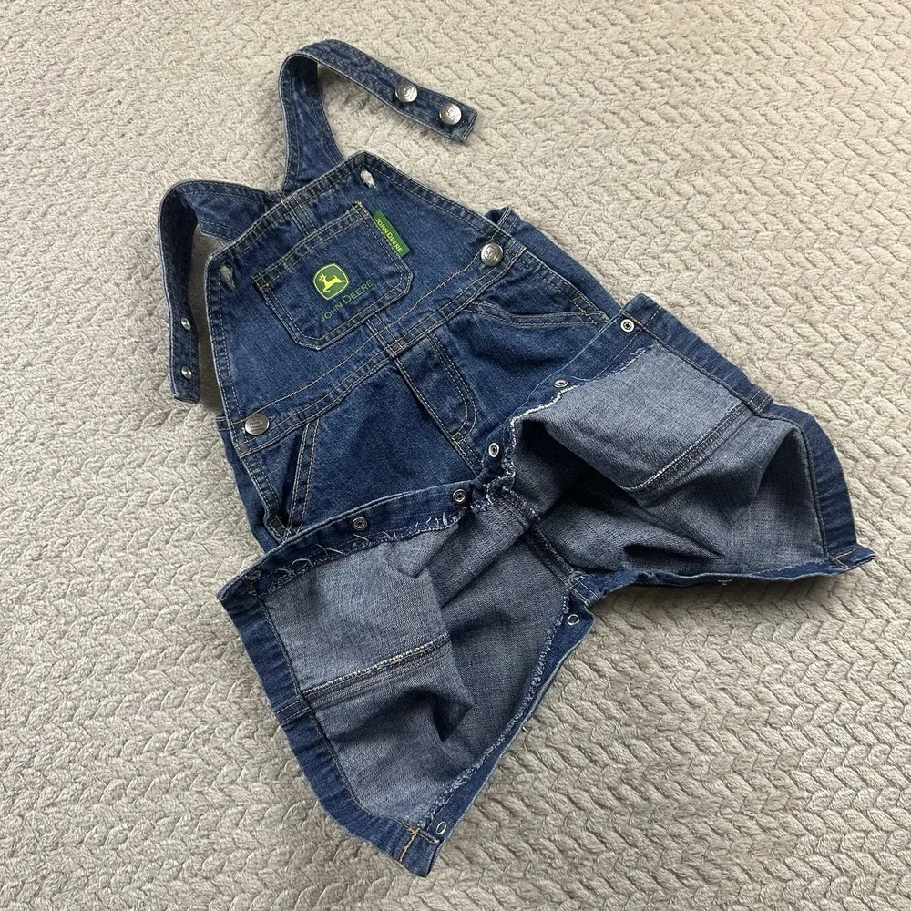 John Deere Denim Overalls‎ size 3/6 Months Western farm Tractor Little farmer